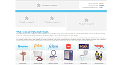 Desktop Screenshot of krishomultitrades.com
