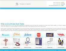 Tablet Screenshot of krishomultitrades.com